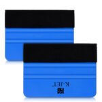 Blue Plastic Felt Edge Squeegee<br> (2 for 10 | 1 for 7)