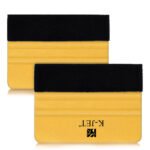 Gold Plastic Felt Edge Squeegee<br> (2 for 15 | 1 for 10)